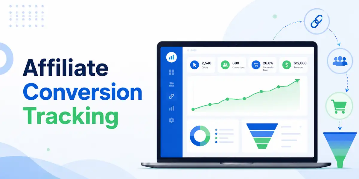 image - simple outline of graphs for Affiliate Conversion Tracking