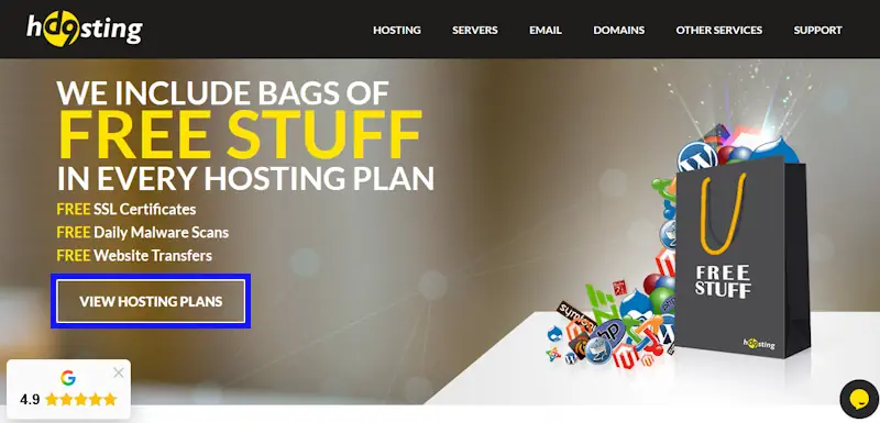 D9 Hosting Plans