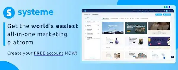 get system io for free - check out all the systeme io features