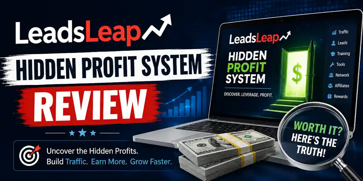 leadsleap hidden profit system blog post review header image
