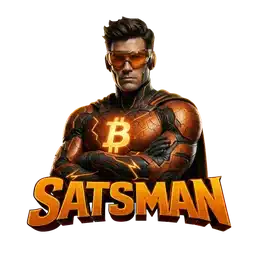 satsman hero logo image for website earning satoshis