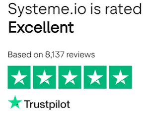 trustpilot systeme io review rated 5 star excellent